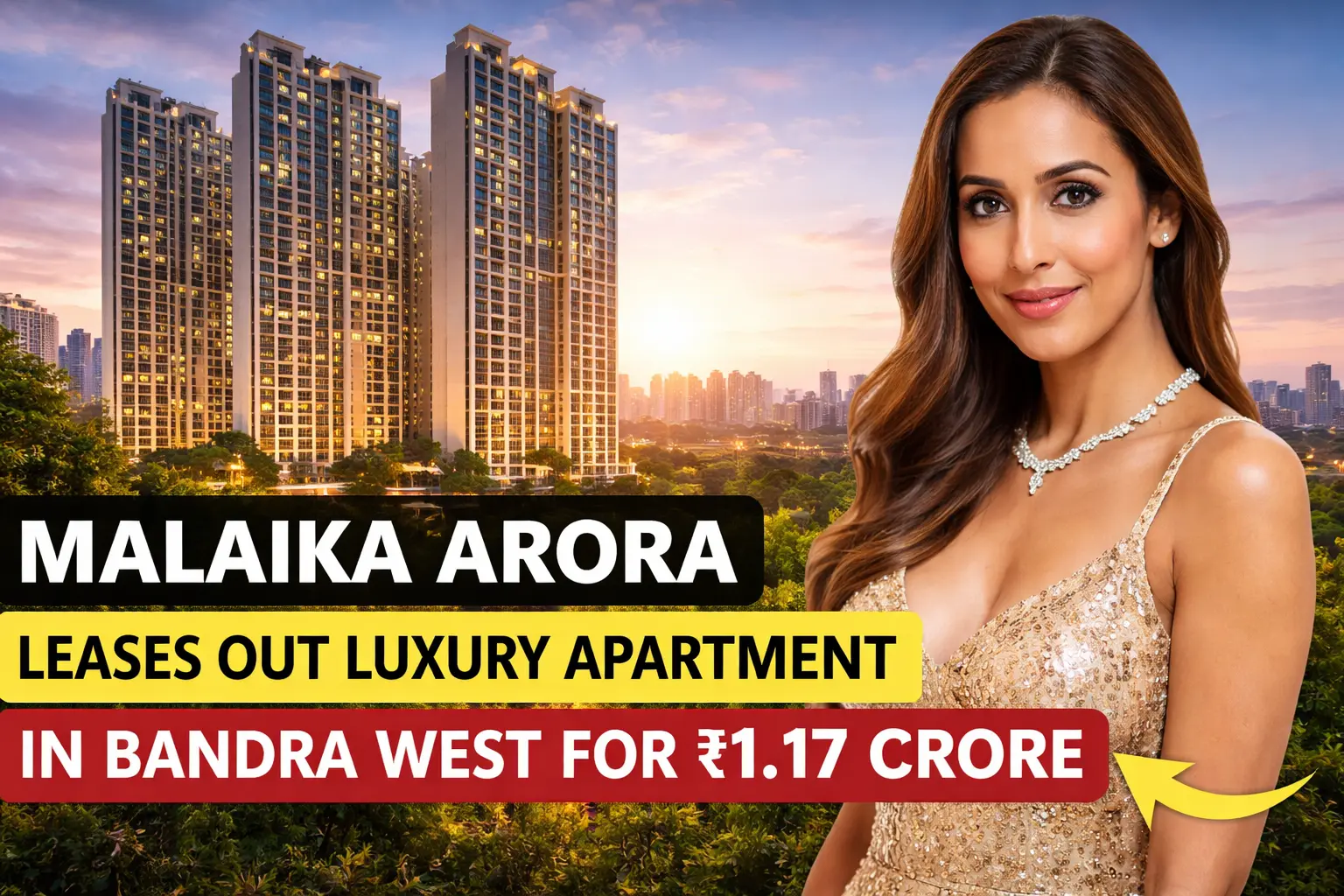 Malaika Arora apartment lease in Bandra West