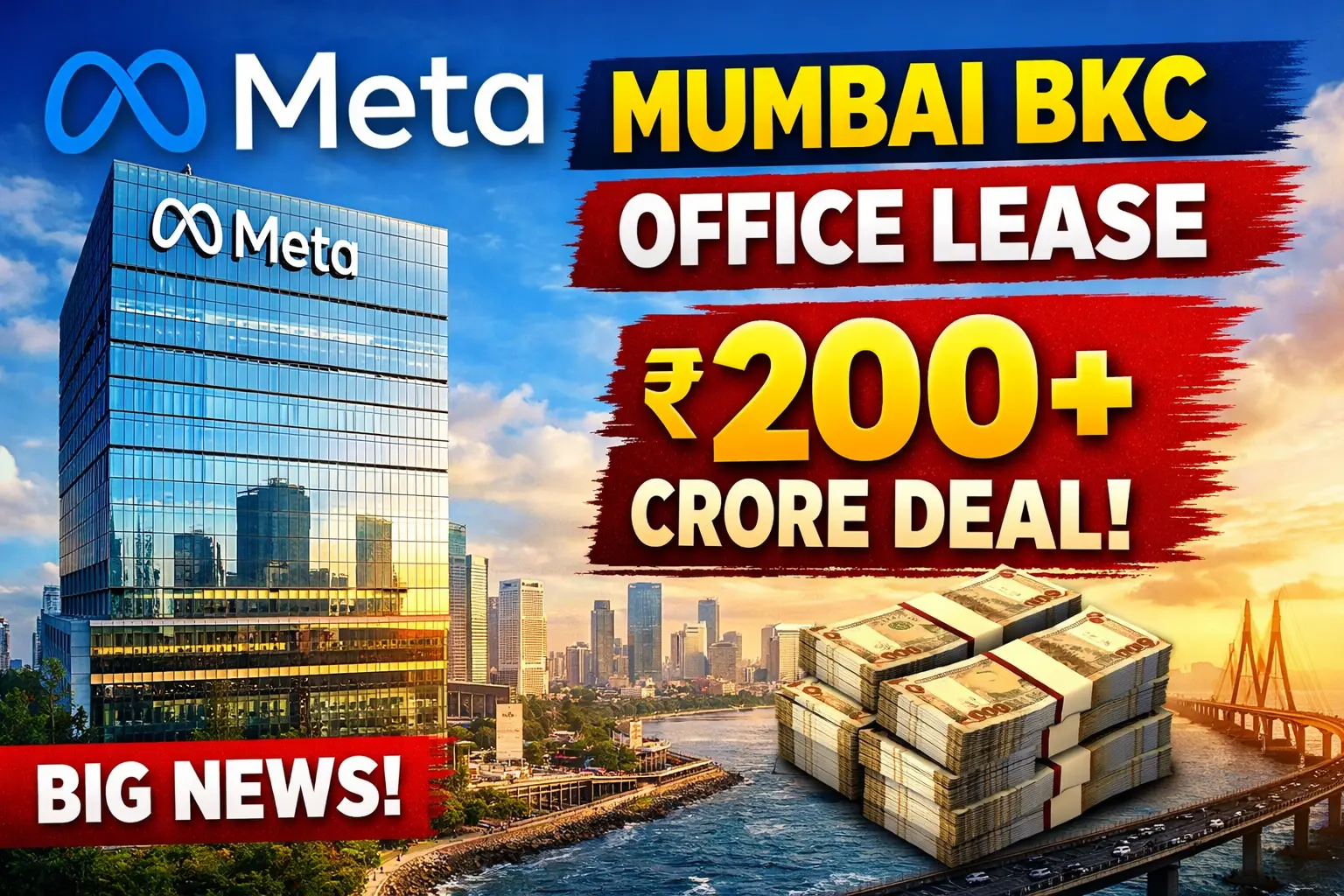 Meta Mumbai BKC office lease