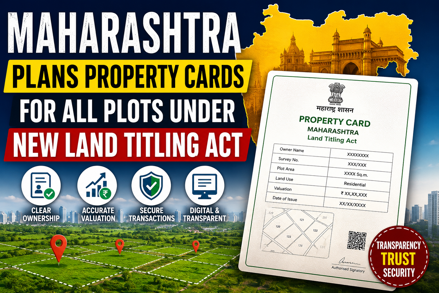 Maharashtra Property Cards Land Titling Act