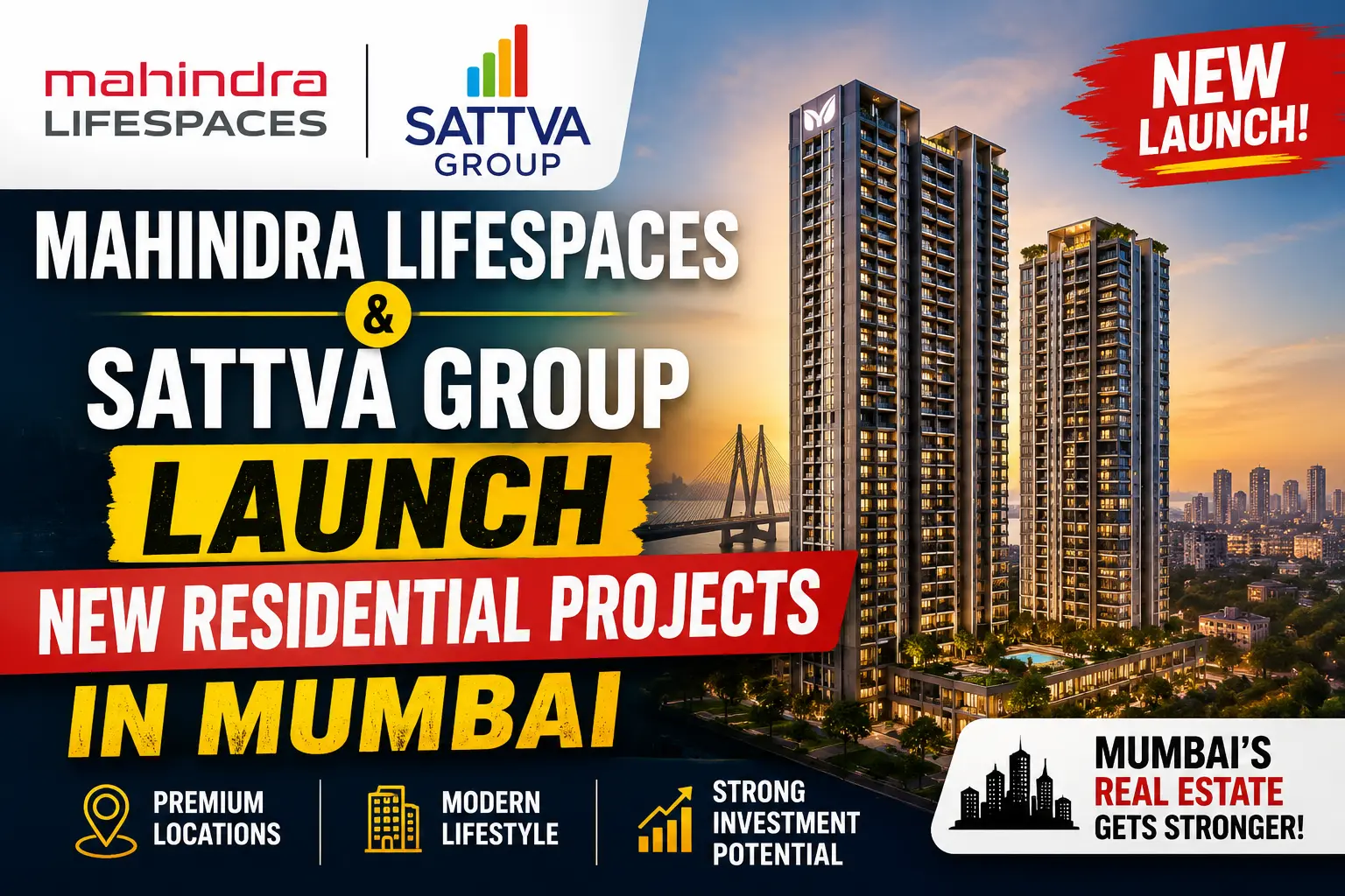 Mahindra Lifespaces and Sattva Group Mumbai Projects